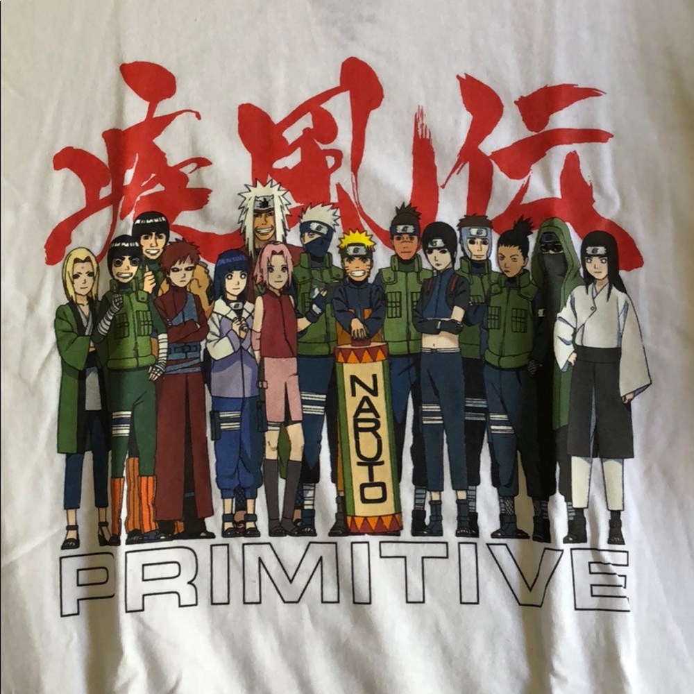 Primitive x Naruto shirt (Leaf Village)